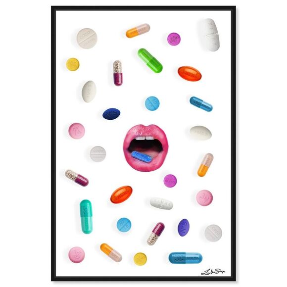 OLIVER GAL “POPPIN” designer wall decor - Picture 1 of 10